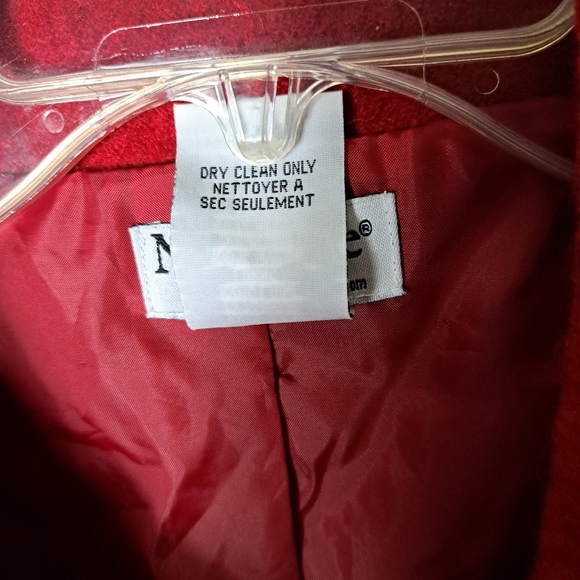 NorthStyle 100% Wool Embroidered Nordic Style Toggle Button Closure Red Sz Large - Picture 13 of 13